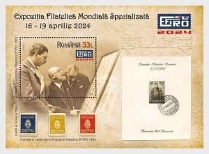 Romania / Roemenië - Postfris/MNH - Sheet Stamp Exhibition 2024