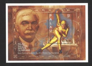 Palau 1994 - Olympic Metal Winner Stamp - Souvenir Sheet MNH