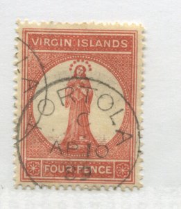 British Virgin Islands 1887 4d used