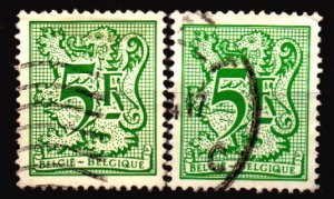 Belgium Scott 975A and 975 used