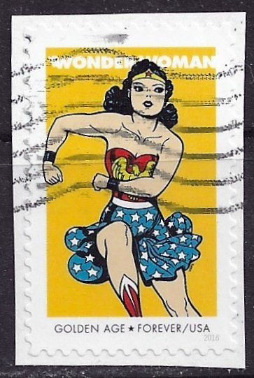 US ~ Scott # 5152 ~ Used on paper ~ Wonder Woman