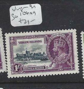 VIRGIN ISLANDS   (PP2903B)     KGV SILVER JUBILEE  SG  106     MOG