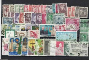 PHILIPPINES STAMPS ON LARGE STOCK SHEET , REF 1289