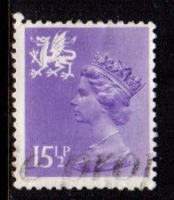 Wales - #WMMH27 Machin Queen Elizabeth II - Used