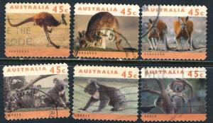 Australia; 1994: Sc. # 1288/1293: O/Used Cpl. Set