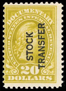 U.S. REV. STOCK TRANSFER RD18  Mint (ID # 110961)