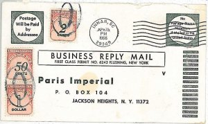 21228 - USA - POSTAL HISTORY - POSTAGE PAID COVER - TAXED 1966