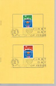 United Nations Show First Day Folders 4 Different