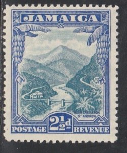 Jamaica # 107, Scene Near Castleton, Mint Hinged, 1/3 Cat.