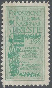 Italy, Trieste 1898 International Exposition, V.F.