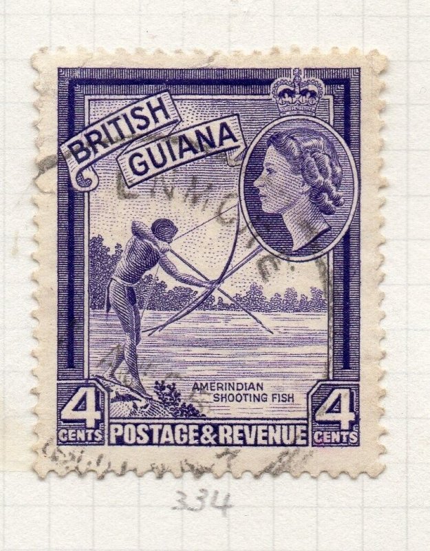 British KUT 1953 QEII Early Issue Fine Used 4c. NW-206583 