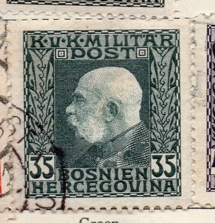 Bosnia Herzegovina 1912 Early Issue Fine Used 35h. 222804
