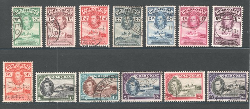 Gold Coast #115-127  VF Used  CV 82.50    .....  2460099