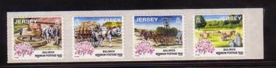 Jersey  Sc 854-7 1998 Days Gone By stamp strip mint NH