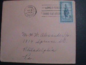 ​UNITED STATES,1950- COMMERCIAL COVER-VERY OLD FANCY CANCELLED-USED VERY FINE