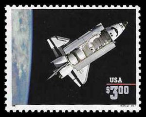 PCBstamps  US #2544b $3.00 Shuttle, Priority Mail, MNH, (5)