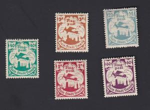 Danzig #C-10 - C-14 Set unused