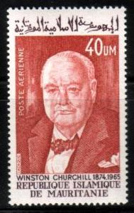 Sir Wiinston Churchill, Mauritania stamp SC#C147 MNH