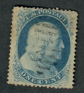 #24 Franklin (type V) used single