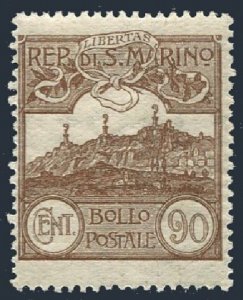 San Marino 68, lightly hinged. Michel 78. Mt Titano, 1923.