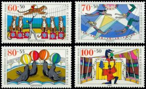 Scott #9NB268-71 Circus Acts MNH