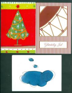 Denmark. 3 Christmas Card With Christmas Seal. 2007-2008-2010. Postal Used.