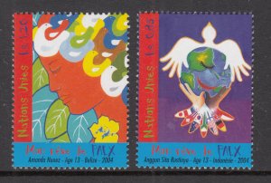 UN Geneva 429-430 MNH VF