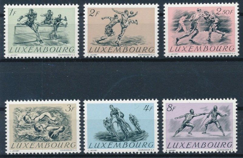 [I1523] Luxembourg 1952 good set of stamps very fine MNH $70