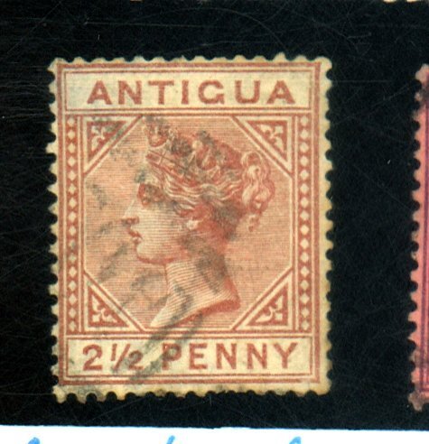 ANTIGUA #13 USED FVF THIN Cat $68