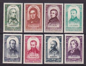 France B224-31 MNH OG 1948 Individuals from the French Revolution of 1848