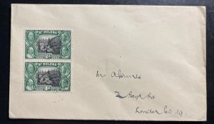 1934 St Helena Cover To London England Centenary stamps