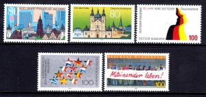 Germany 1994 Mint MNH Accumulation SC 1823,1824,1825,1826,1827