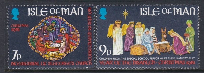 205-06 Isle Of Man Christmas MNH