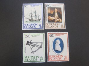 Solomon Islands 1979 Sc 381-84 set MNH