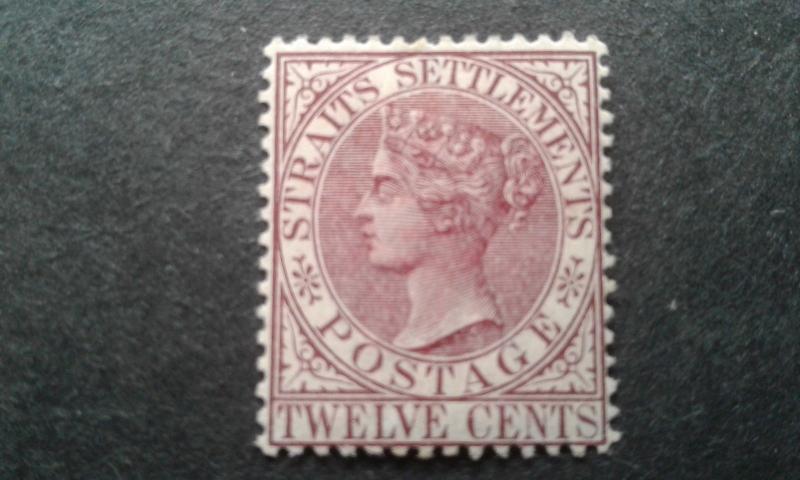 Straits Settlements #52 mint hinged