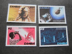 Zambia 1986 Sc 354-357 set MNH