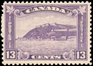 Canada #201, Single Incomplete Set High Value, 1932, Hinged