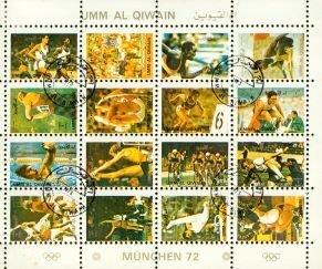 Umm Al Qiwain Olympics Lot 3 , 1 souvenir sheet