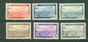 ALGERIA 1946 AIR #C1-C6 SET MINT NO THINS