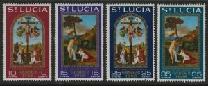 St Lucia 231-4 MNH Easter, Art 