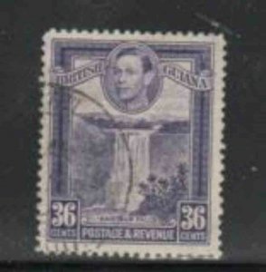 BRITISH GUINEA #235 1938 36c KING GEORGE VI F-VF USED c