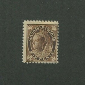 1897 Canada Postage Stamp #71 Mint Hinged Original Gum