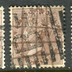 INDIA; 1860s early classic QV issue used 1a. value, Postmark