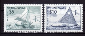 Marshall Islands 2001 - sailing boats,  Mi 1429-1430 MNH,  Slania