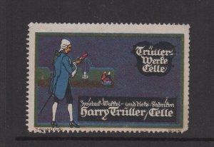 Germany -  Waffle & Biscuit Factory Henry Trüller, Celle Advertising Stamp - NG