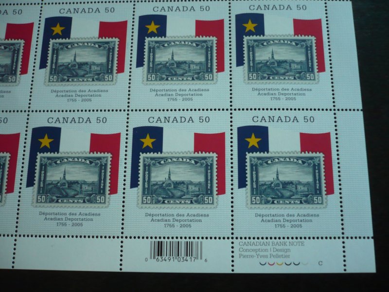 Stamps - Canada - Scott# 2119 - Mint Never Hinged Pane of 16 Stamps