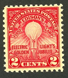 U.S. #654 MINT OG NH