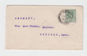 CEYLON -GERMANY 1904, COVER+SECURITY CANCEL, RUANWELLA CDS 3c RATE(SEE BELOW)