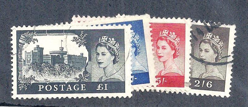 GREAT BRITAIN Sc#525-528 Complete Used Set