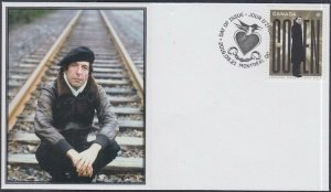 CANADA POST TRIBUTE to LEONARD COHEN - Set # 10 - First Day Cover